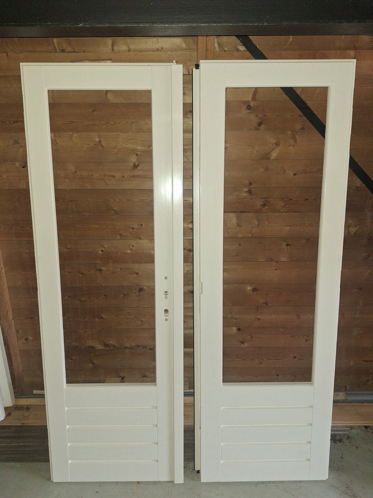 Nieuwe openslaande deuren, Ophalen, Binnendeur, Nieuw, Glas