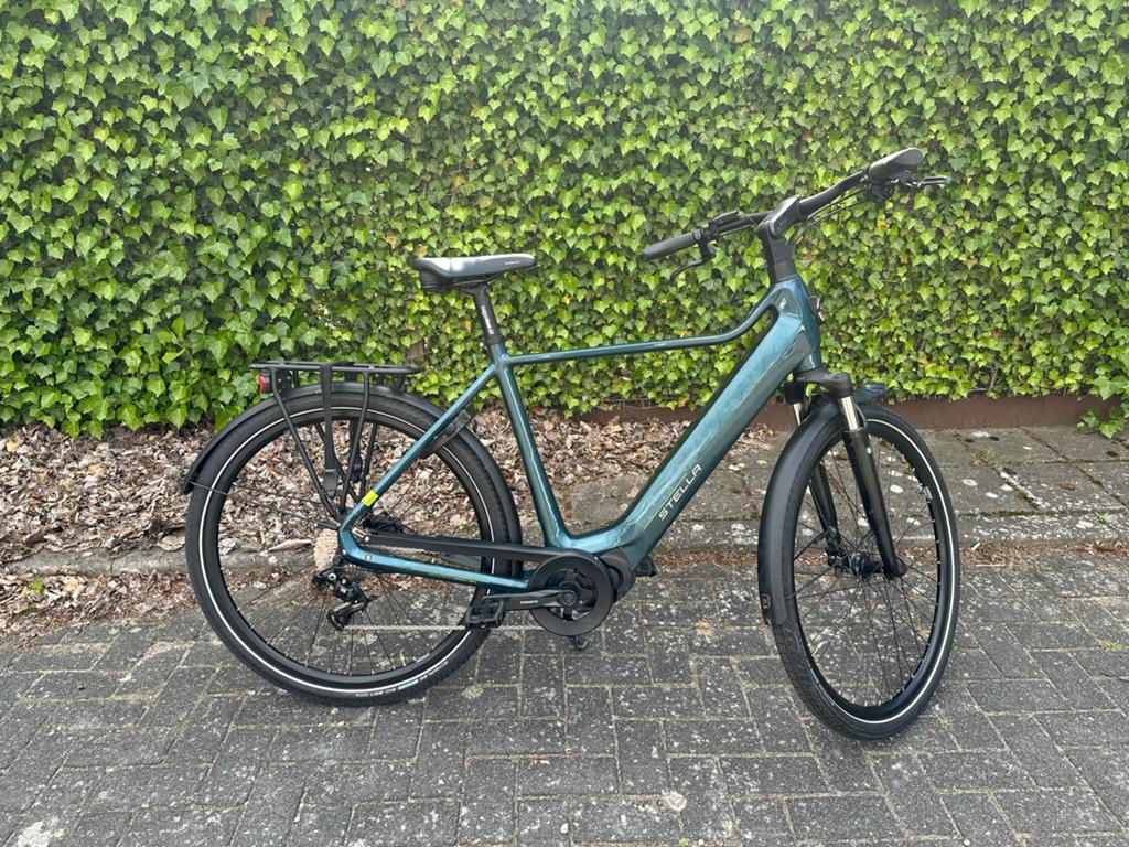 Stella herenfiets 55cm - Comfortabel en stijlvol, Fietsen en Brommers, Elektrische fietsen, 51 tot 55 cm, Ophalen, Zo goed als nieuw