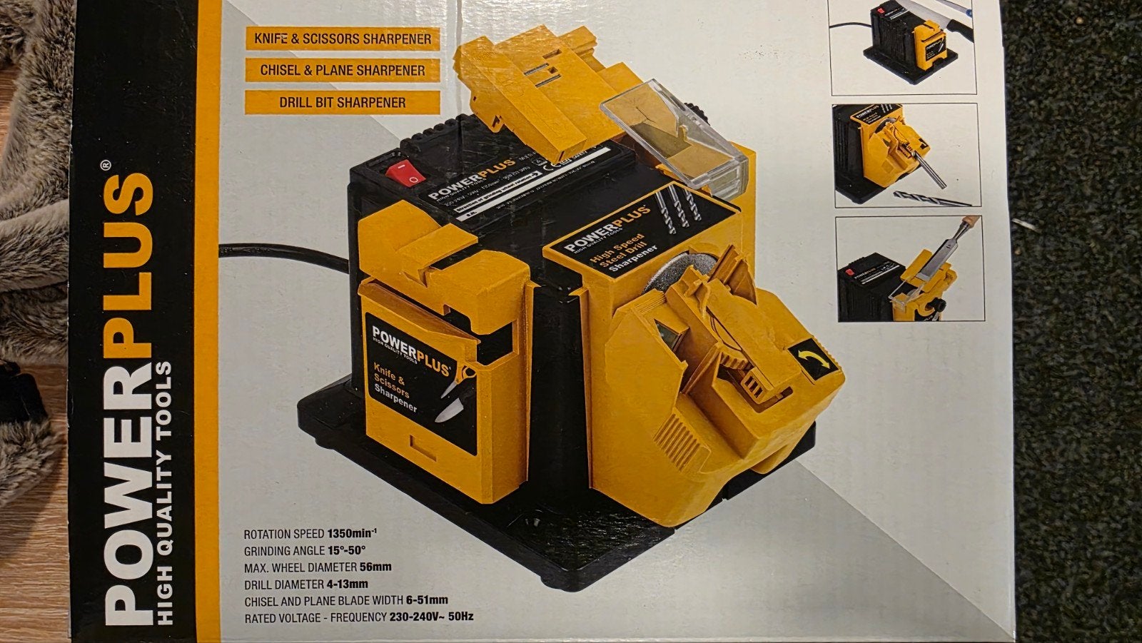 Powerplus POWX1350 Multifunctionele Slijper 96W, Ophalen of Verzenden, Zo goed als nieuw, Overige typen, Overige merken