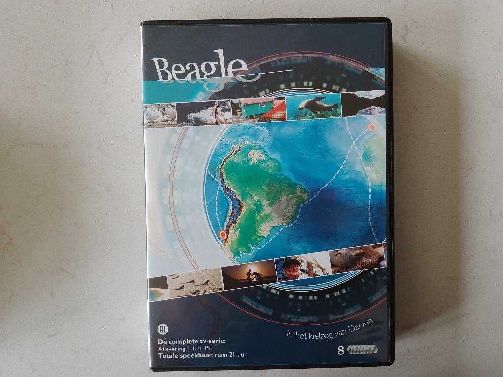 TV serie compleet: Beagle, In het kielzog van Darwin I VPRO, Alle leeftijden, Ophalen of Verzenden, Zo goed als nieuw, Wetenschap of Techniek