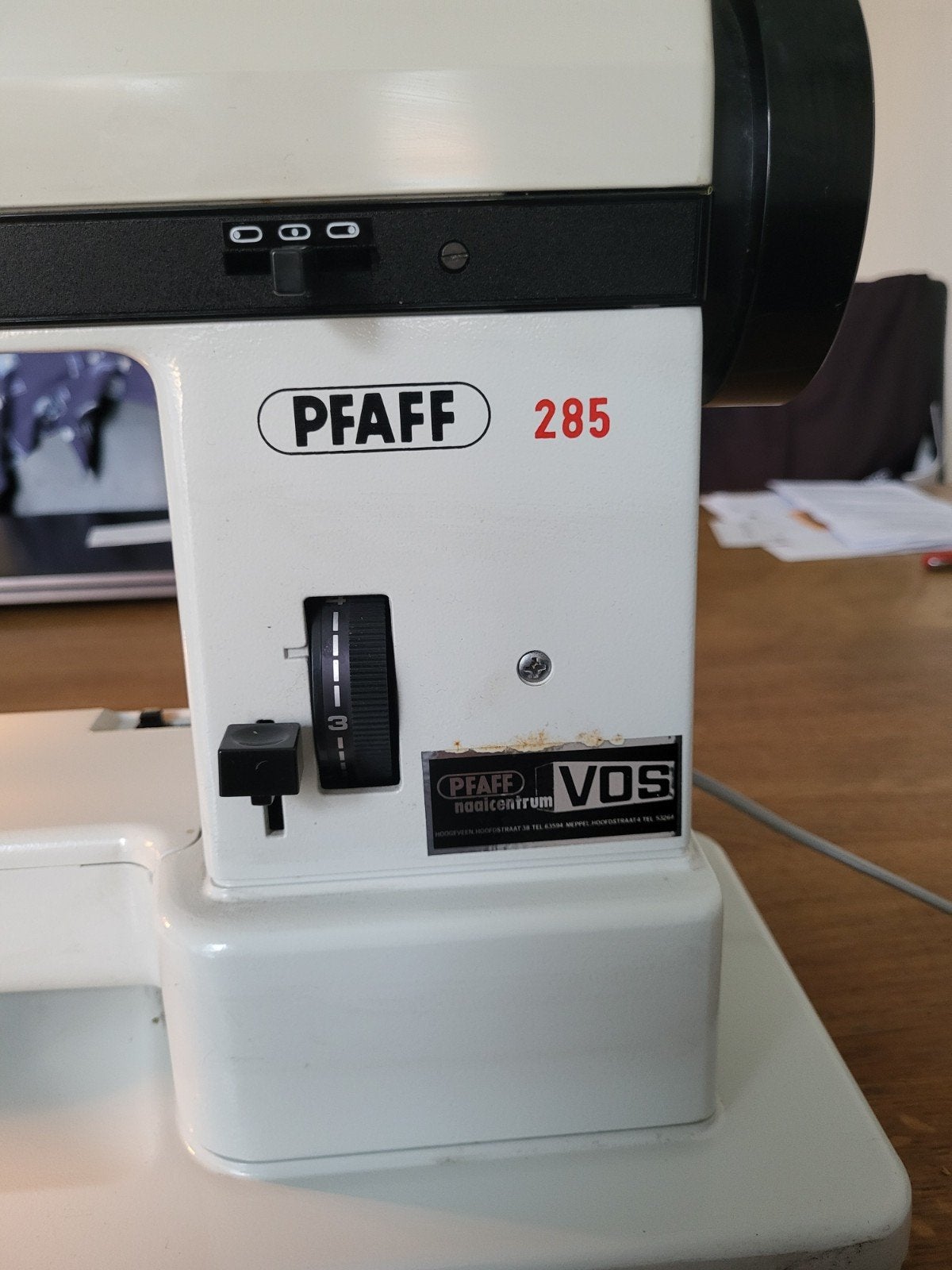 Pfaff 285 naaimachine, Hobby en Vrije tijd, Naaimachines en Toebehoren, Ophalen, Gebruikt, Naaimachine, Pfaff