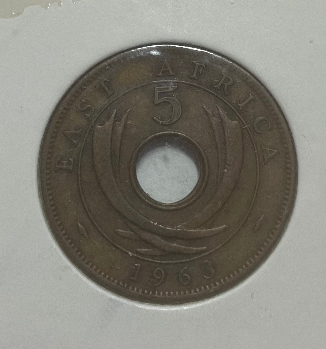 5 cent Oost Afrika 1963, Ophalen of Verzenden