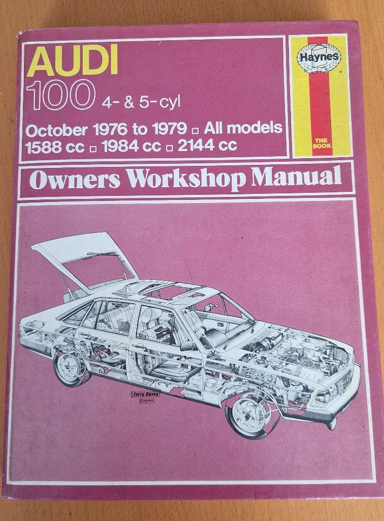 BOEK Audi 100 werkplaatshandboek voor okt. 76-79, Boeken, Ophalen of Verzenden, Gelezen, Audi
