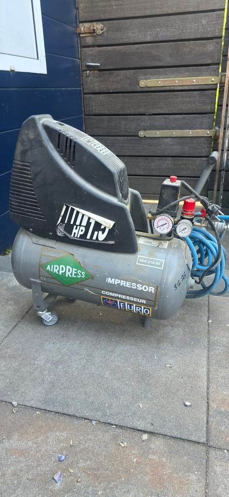 Airpress Compressor, Minder dan 25 liter, Ophalen of Verzenden, Gebruikt, Minder dan 200 liter/min