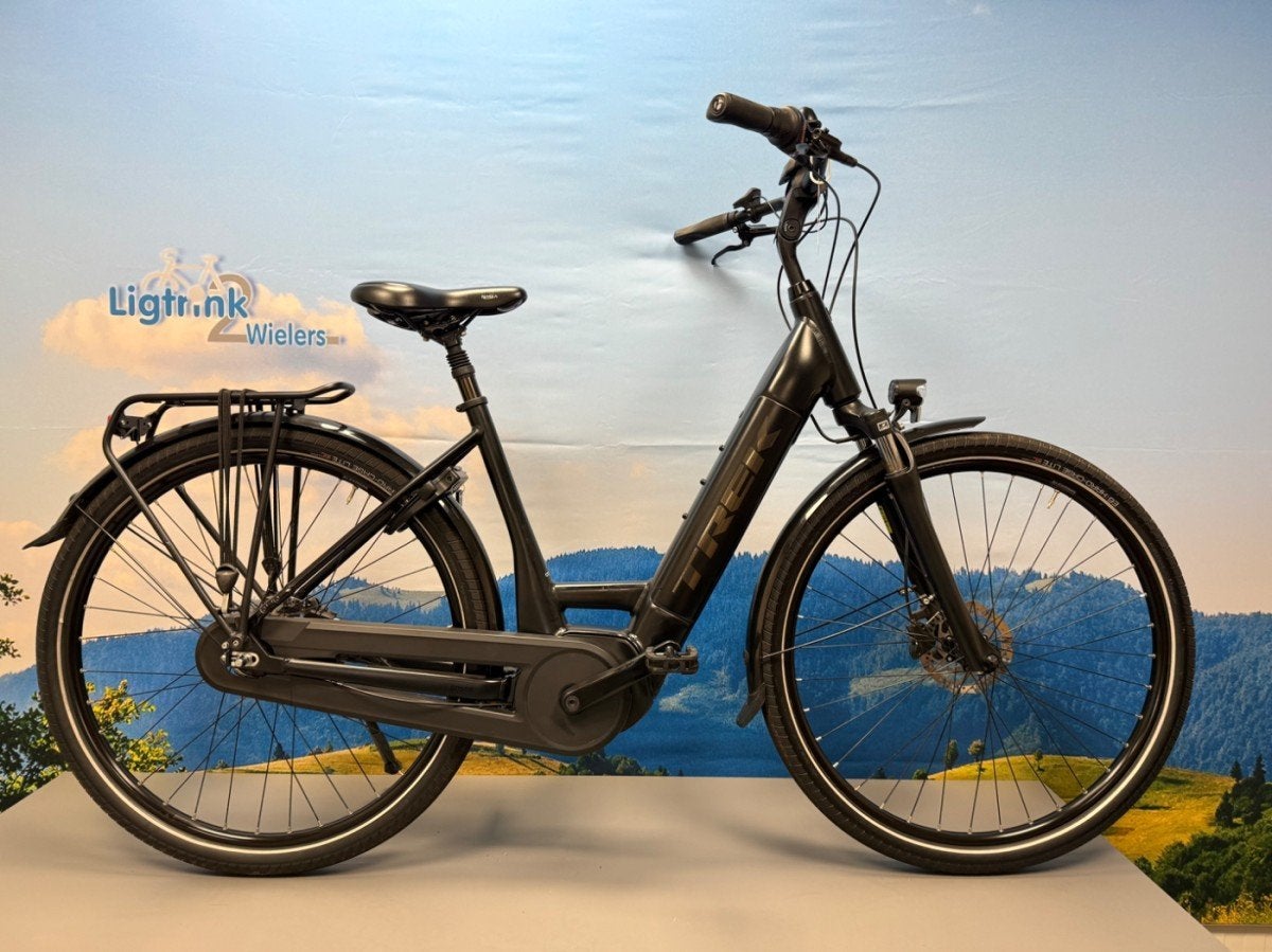 Trek District Dames mat zwart 53cm, Gebruikt, -, -, 51 tot 55 cm
