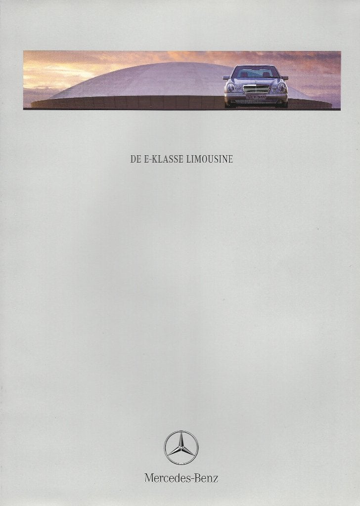 Brochure Mercedes E Klasse Limousine September 1998, Ophalen of Verzenden, Gelezen, Mercedes