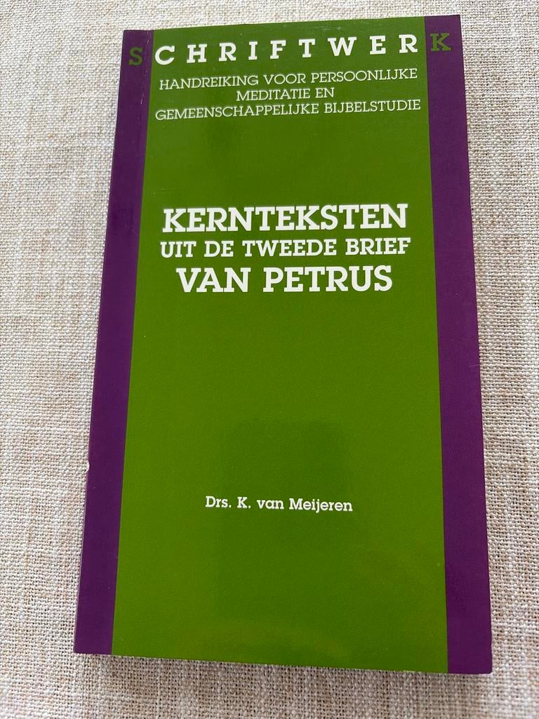 Schriftwerk: Kernteksten uit de tweede brief van Petrus, Ophalen of Verzenden, Gelezen, Christendom | Protestants