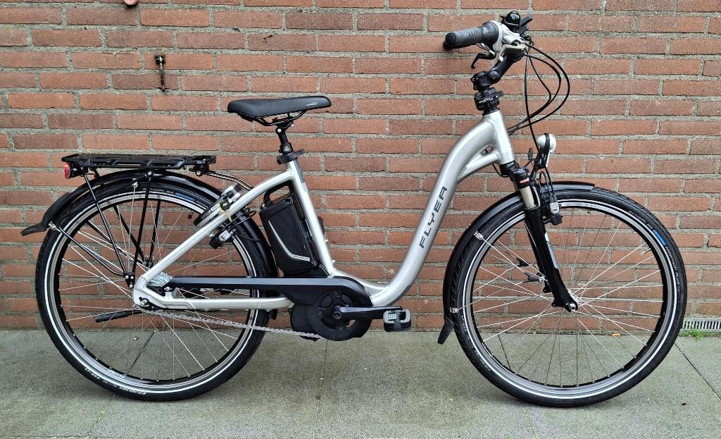 FLYER Ebike - 26 inch - Midden motor - 540 WH - Lage instap✅, Ophalen, Flyer, Flyer, Zo goed als nieuw