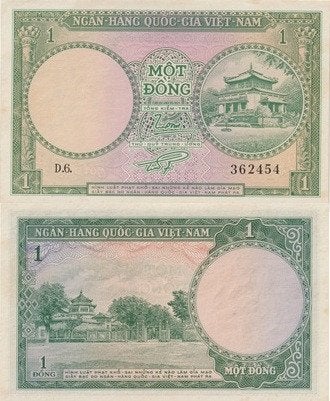 ZUID VIETNAM 1955 1 dong #1 UNC, Verzenden, Zuidoost-Azië, Los biljet