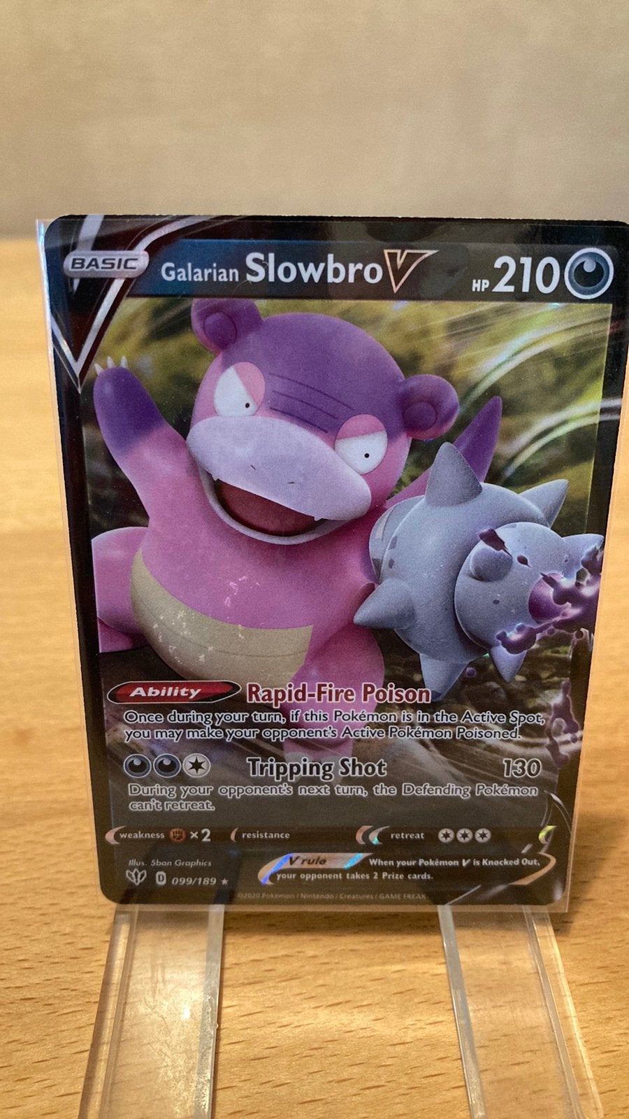 Pokemon Slowbro V 96/189 Darkness Alblaze 3,00 eo, Ophalen of Verzenden, Zo goed als nieuw