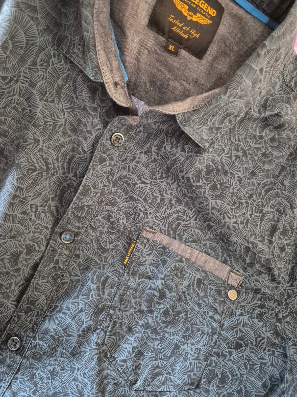 Pme Legend Pall Mall blouse overhemd prints Maat XL, Kleding | Heren, Overhemden, Blauw, ., Ophalen of Verzenden, Zo goed als nieuw