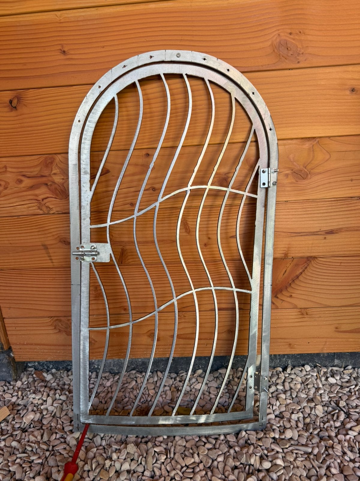 Deur voor kippenhok/konijnenhok 80x40cm met scharnieren, Ophalen of Verzenden, Zo goed als nieuw