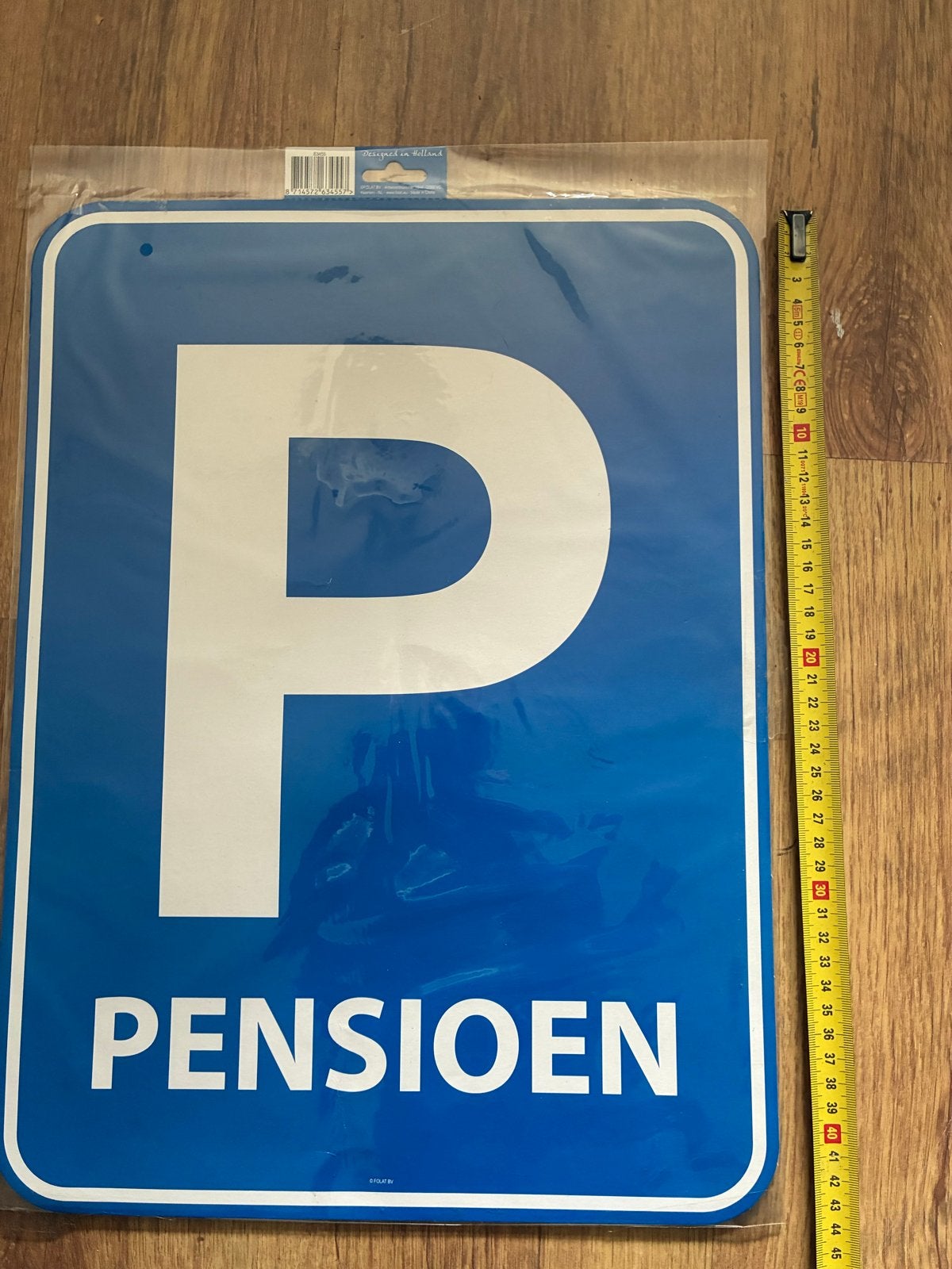 P-Bord Pensioen Feestartikel - 3 stuks, Ophalen of Verzenden, Nieuw, Feestartikel, Overige