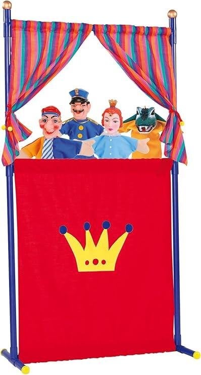 Simba Poppenkast + 4 Handpoppen 132cm, Overige typen, Nieuw, Ophalen of Verzenden, Www.loods56.nl