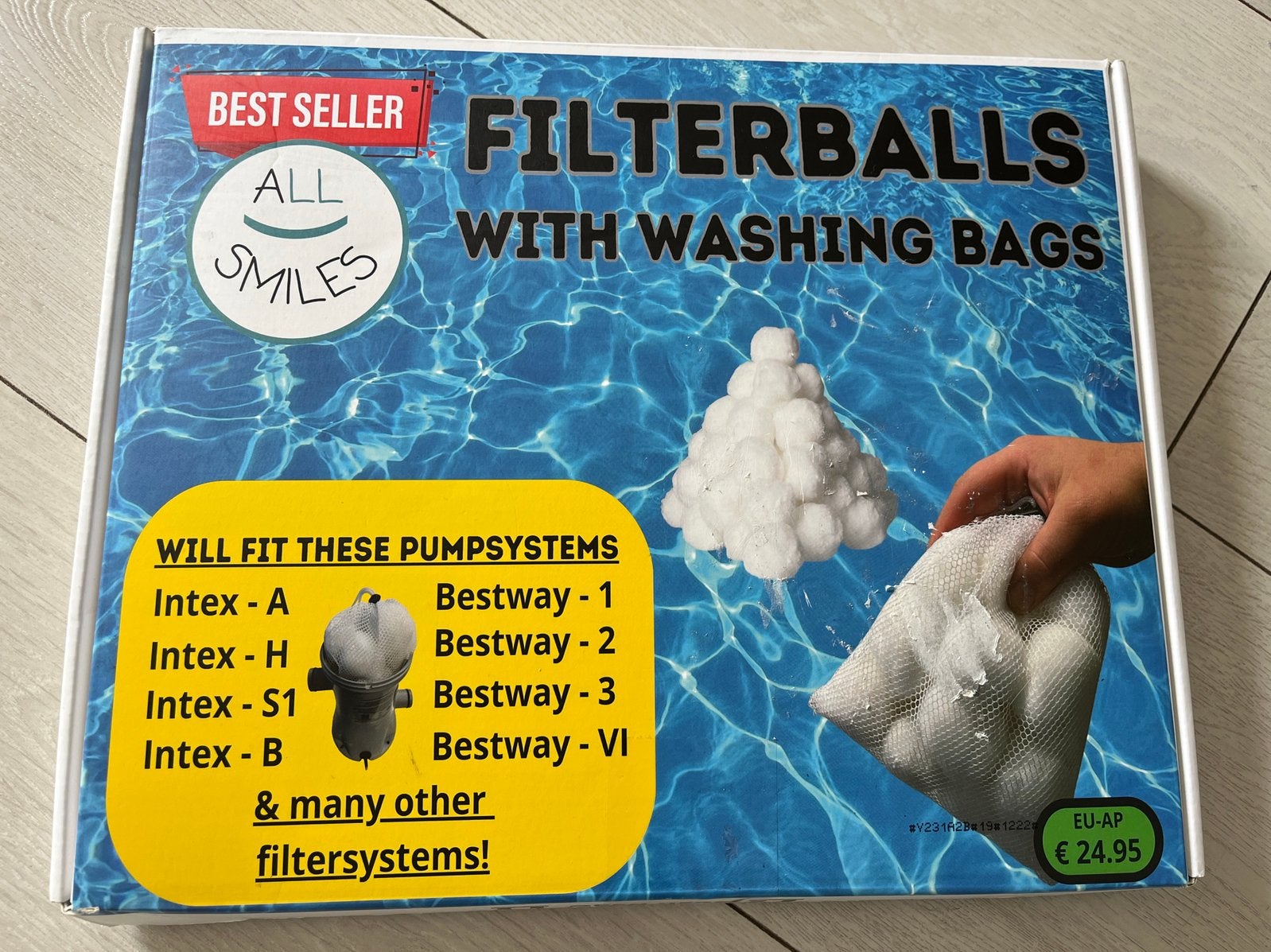 Bestway zwembad filter bollen set, Tuin en Terras, Ophalen, Zo goed als nieuw, Filter