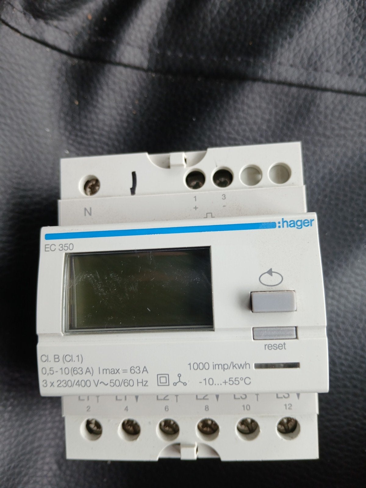KwH meter Hager, Ophalen of Verzenden, Gebruikt, Overige typen