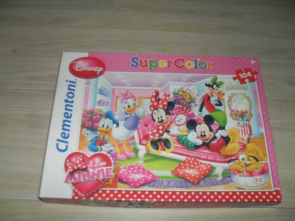 I love Minnie puzzle 104 stukken, Ophalen, Minder dan 500 stukjes, Zo goed als nieuw, Legpuzzel