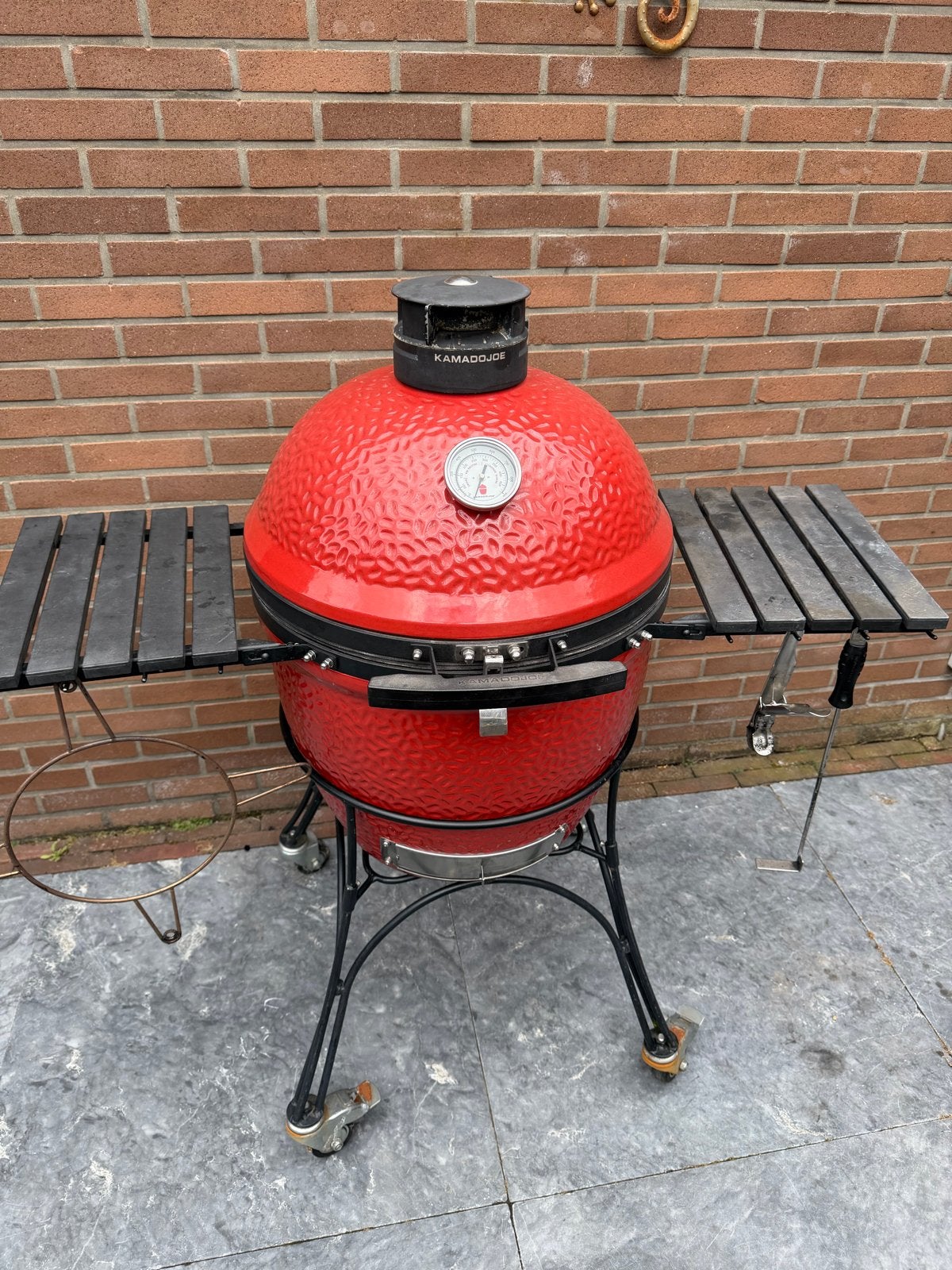 Kamado Joe Classic II met hoes en accessoires, Ophalen, Gebruikt