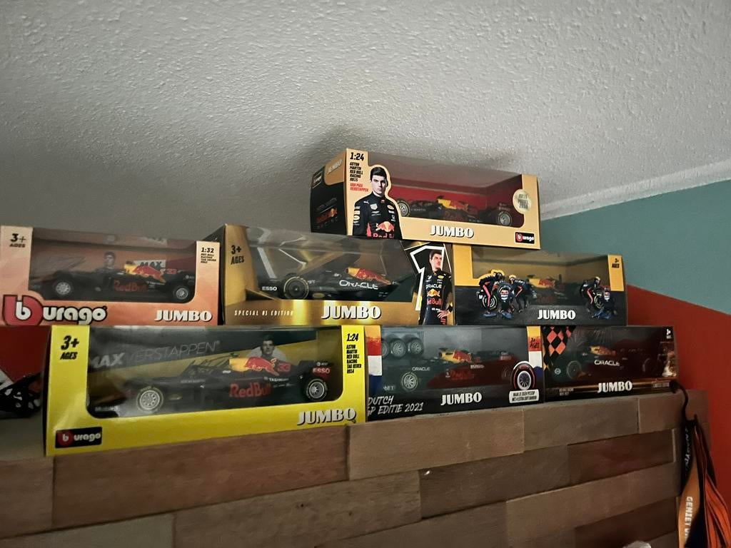 Max Verstappen Jumbo autos, Ophalen of Verzenden, Zo goed als nieuw, Auto, Overige merken