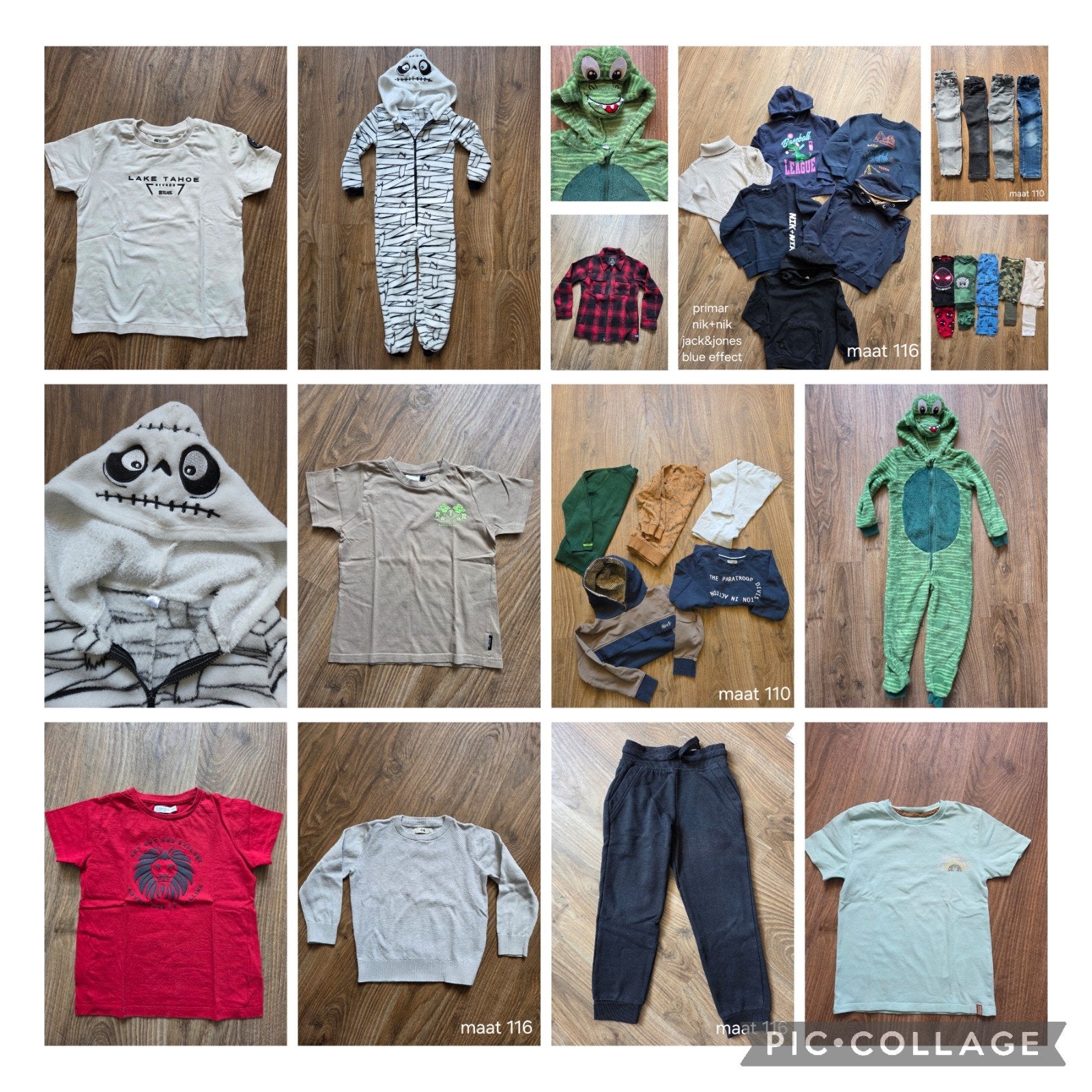 Kledingpakket Jongens Maat 110-116 Diverse Merken ZGAN, Ophalen of Verzenden, Zo goed als nieuw, Maat 110