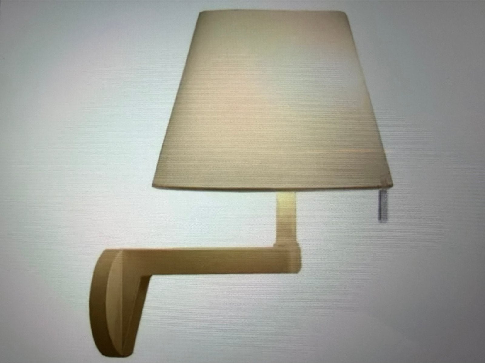 Artemide Melampo Parete wandlamp brons met schakelaar, Ophalen, Zo goed als nieuw, Metaal
