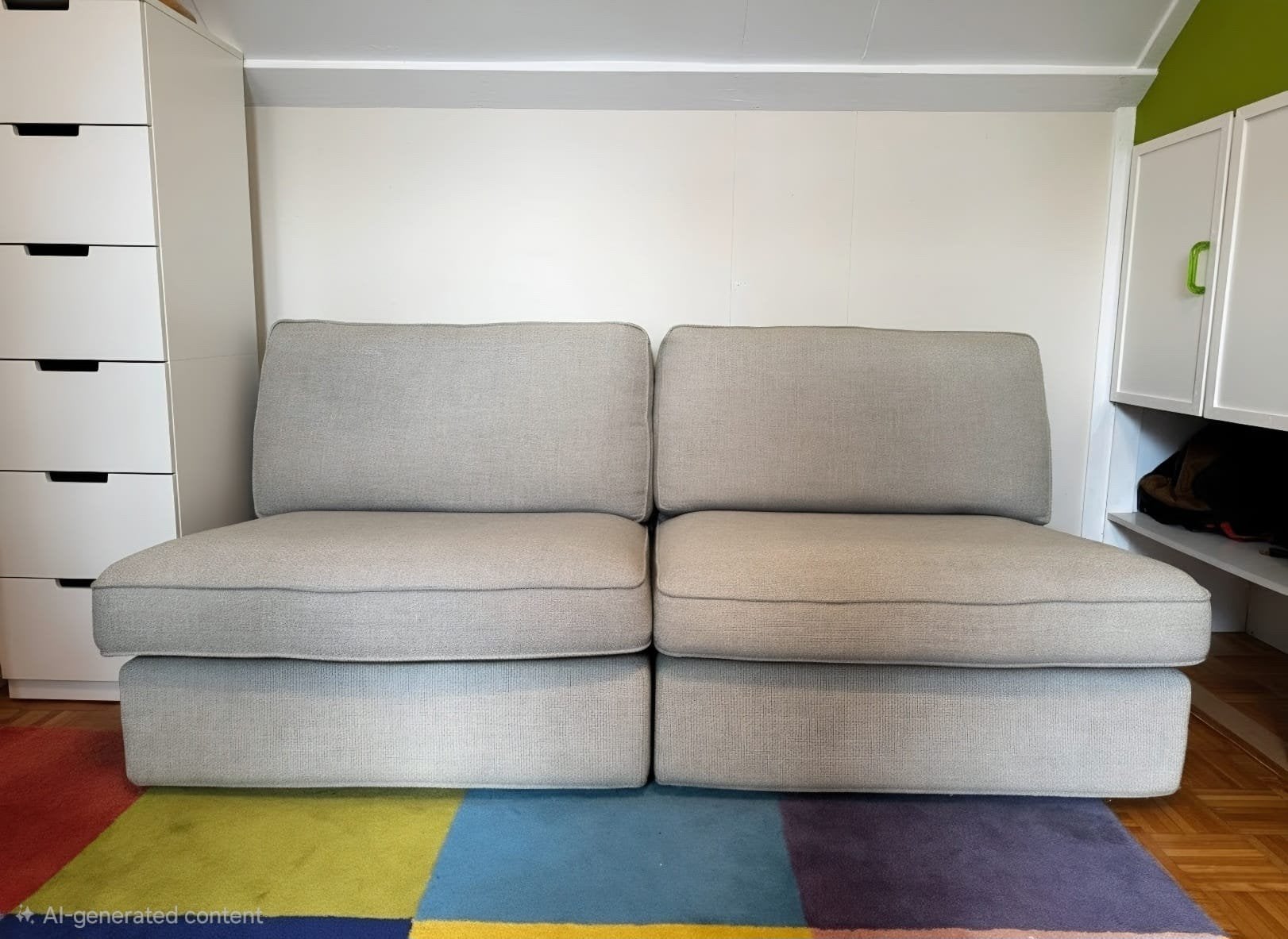 IKEA Kivik driezitsbank in goede staat, Ophalen, Gebruikt, 150 tot 200 cm, Driepersoons