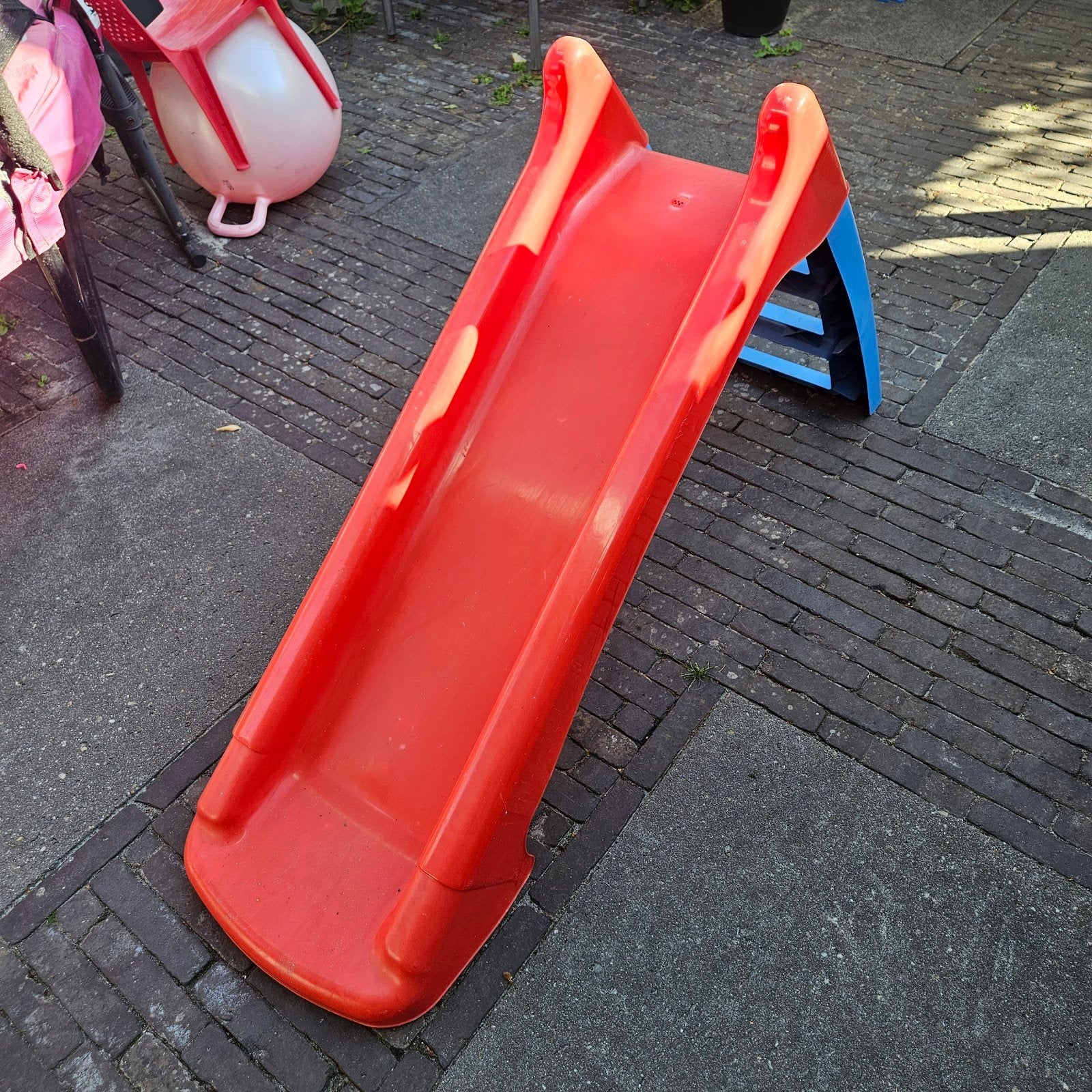 kinder glijbaan met wateraansluiting, Ophalen, Glijbaan