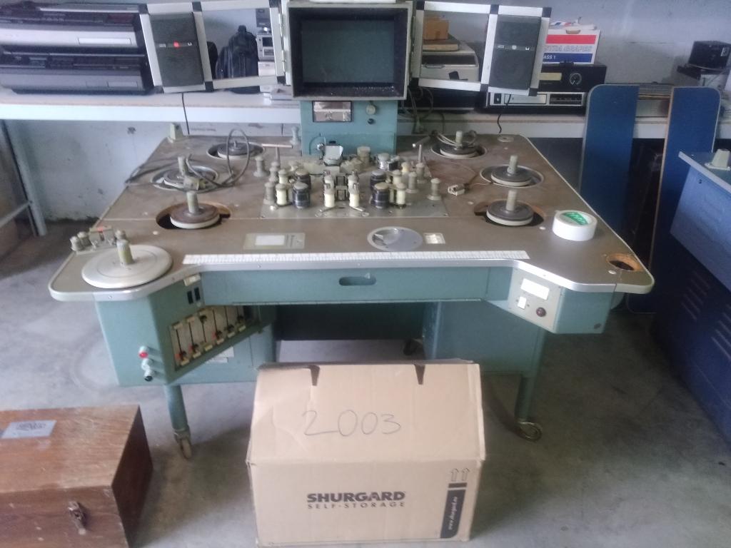 steenbeck montagetafel, Ophalen, 16mm film