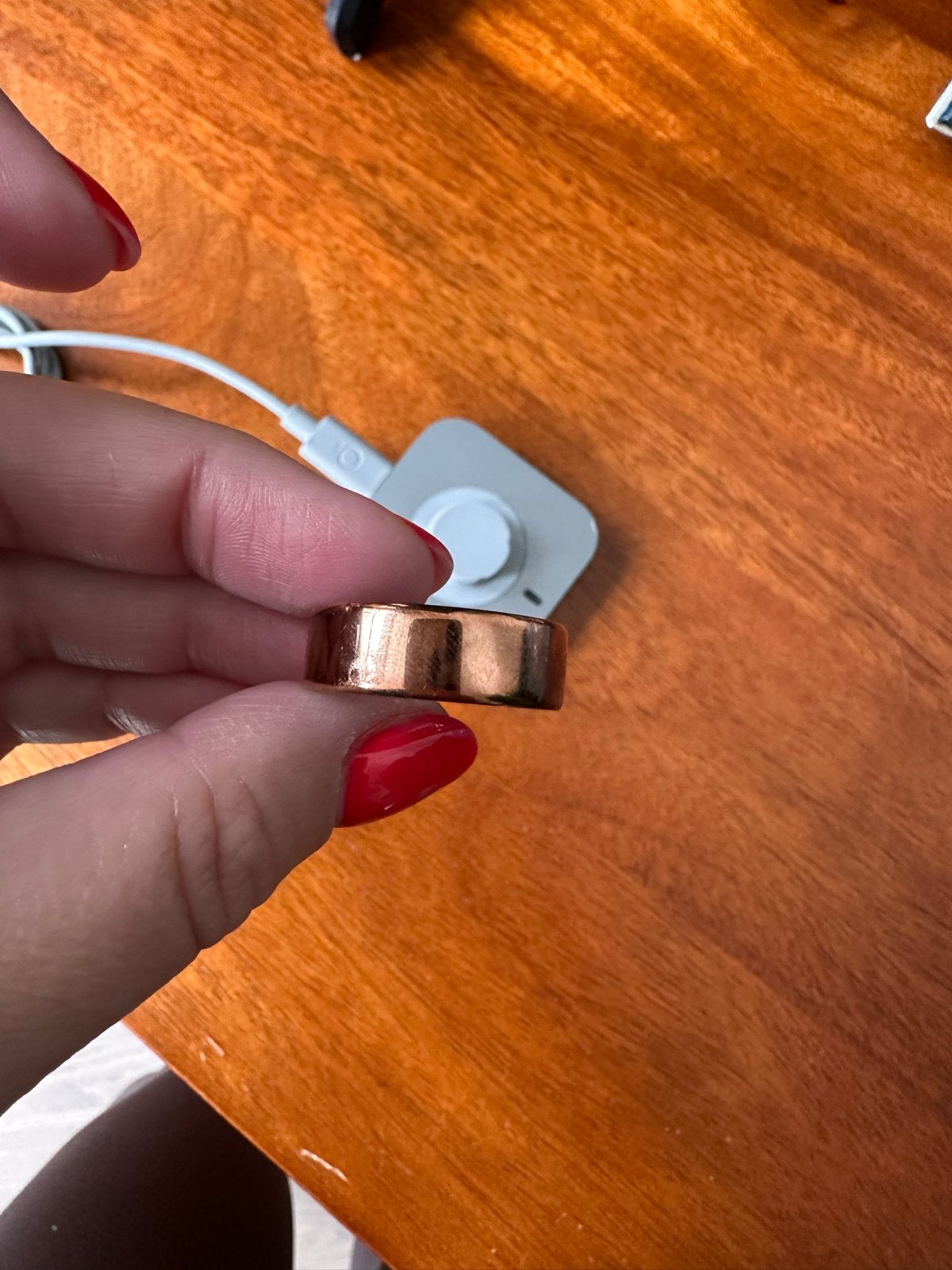Oura Ring 4 Rose Goud Maat 9, Ophalen of Verzenden, Zo goed als nieuw, Roze