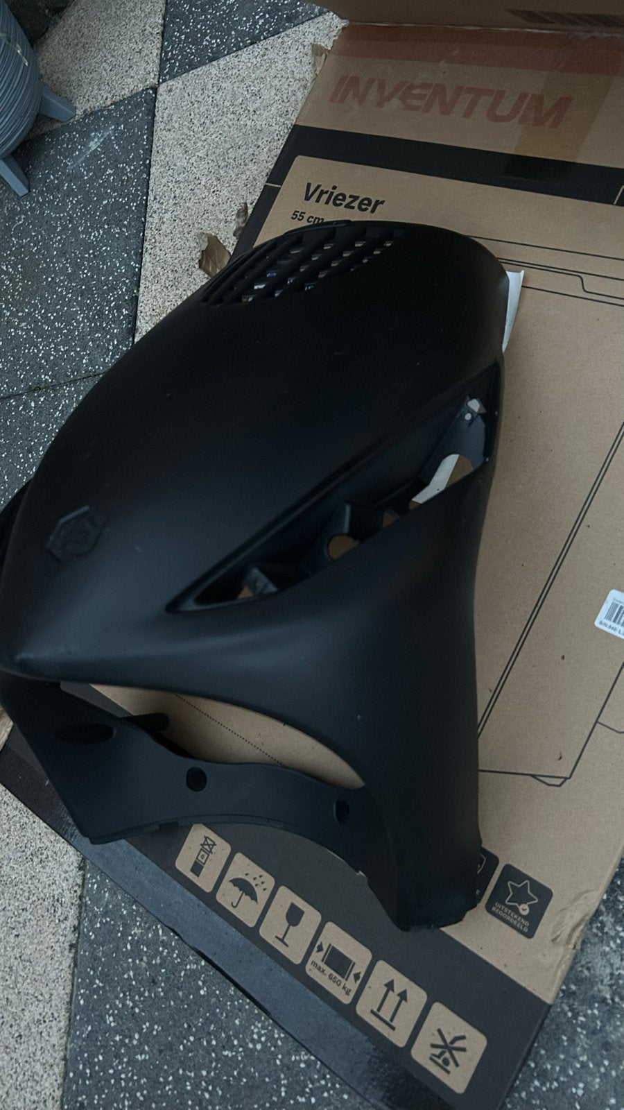 Voorkap Piaggio Zip - Zwart, Ophalen of Verzenden, Zo goed als nieuw, Kap, Piaggio