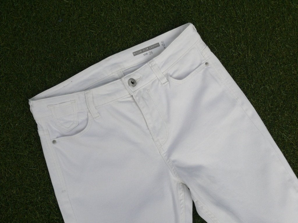EDC by Esprit  korte spijkerbroek maat XS stretch, Kort, Wit, Ophalen of Verzenden, Zo goed als nieuw