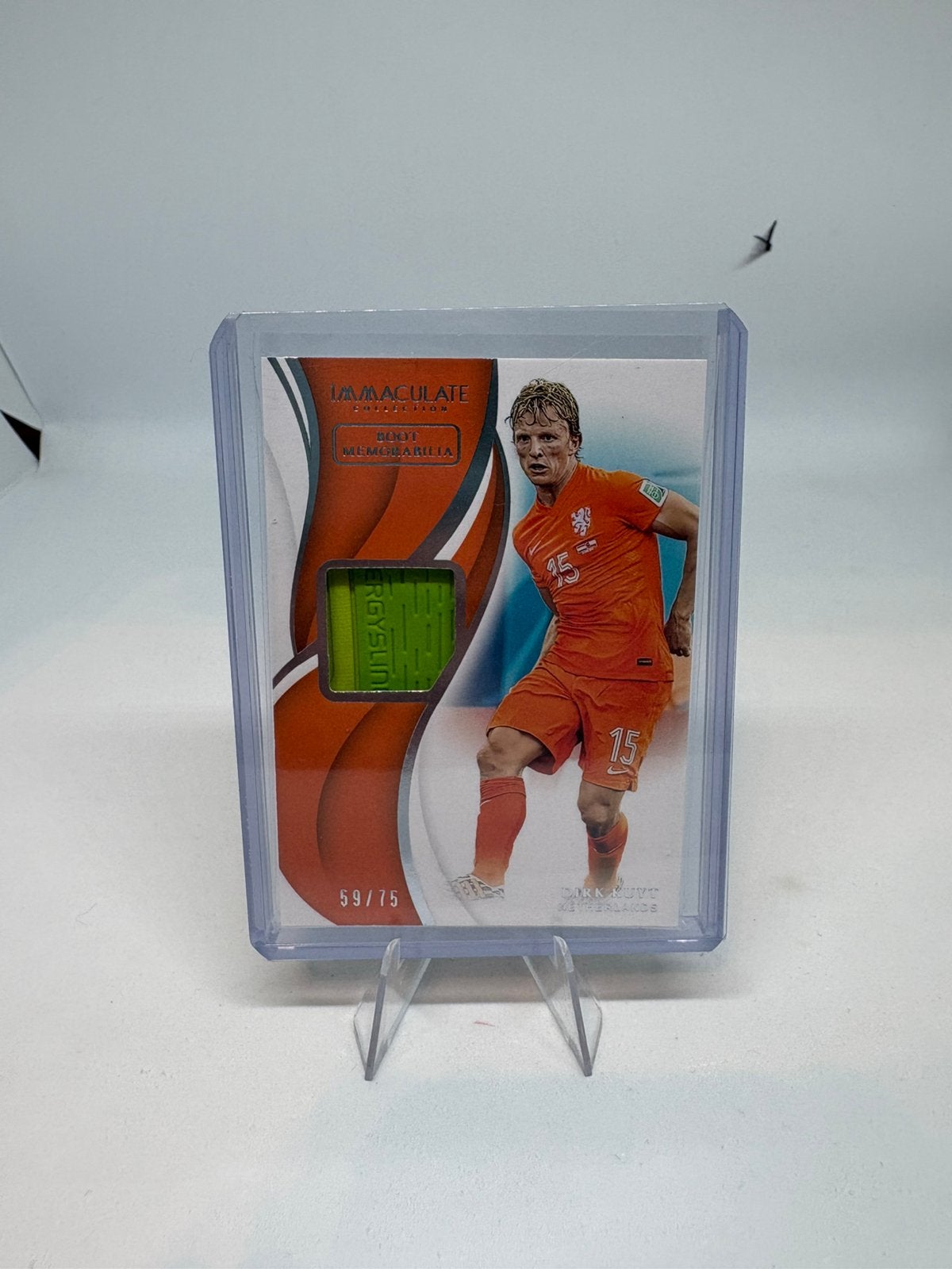 Panini Immaculate 2018-19 Dirk Kuyt Boot Patch /75, Ophalen of Verzenden, Zo goed als nieuw, Plaatje