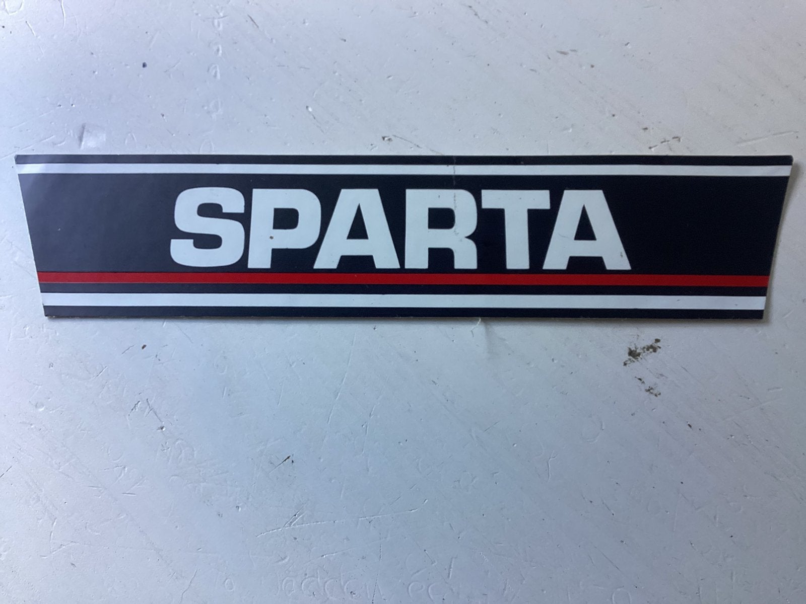 Sticker Sparta (motorfietsen), Verzenden, Zo goed als nieuw, Auto of Motor
