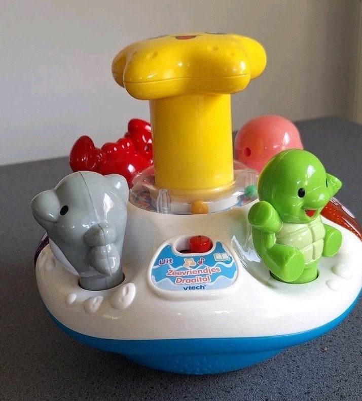 VTech Zeevriendjes Draaitol - Interactief Baby Speelgoed, Ophalen of Verzenden, Gebruikt, Overige typen, Met licht