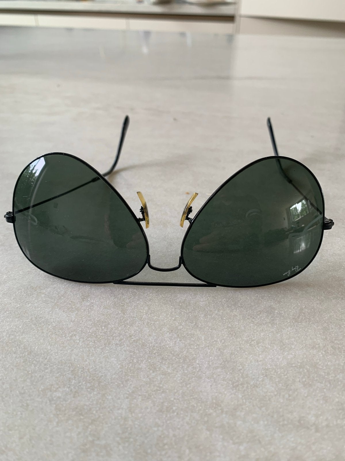 Ray-Ban Aviator Zonnebril - Klassiek Zwart, Zonnebril, Zwart, Ophalen of Verzenden, Zo goed als nieuw