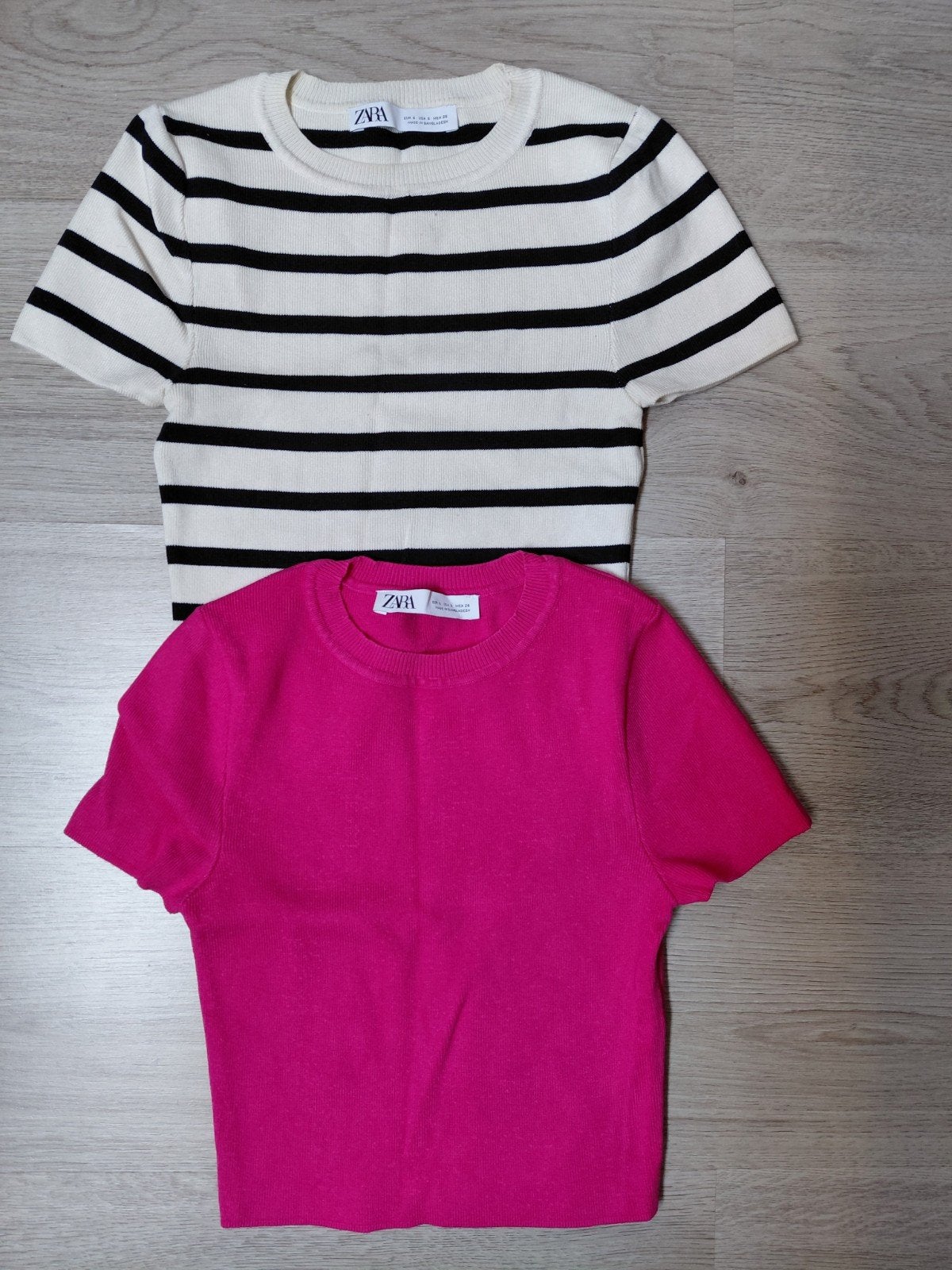 2 Zara truitjes maat S, Kleding | Dames, Ophalen of Verzenden, Zo goed als nieuw, Korte mouw