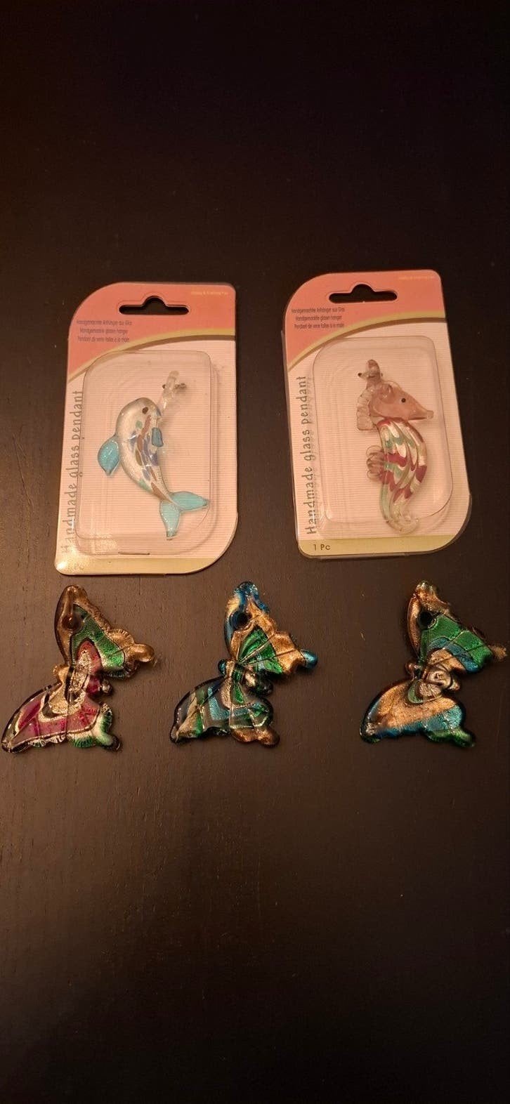 Glashanger vlinder dolfijn zeepaard glas, 1 speler, Ophalen of Verzenden, Nieuw, Vanaf 7 jaar