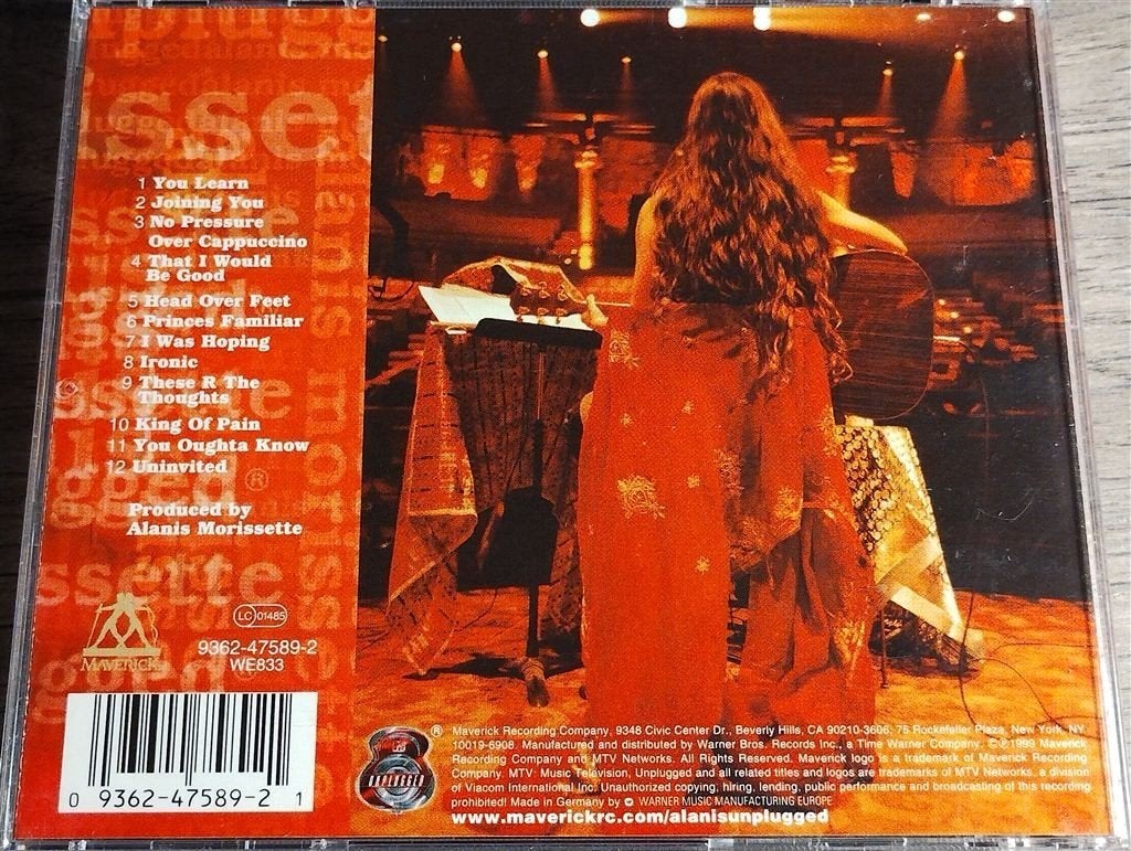 Alanis Morissette - MTV Unplugged, Cd's en Dvd's, Cd's | Pop, Ophalen of Verzenden, Zo goed als nieuw