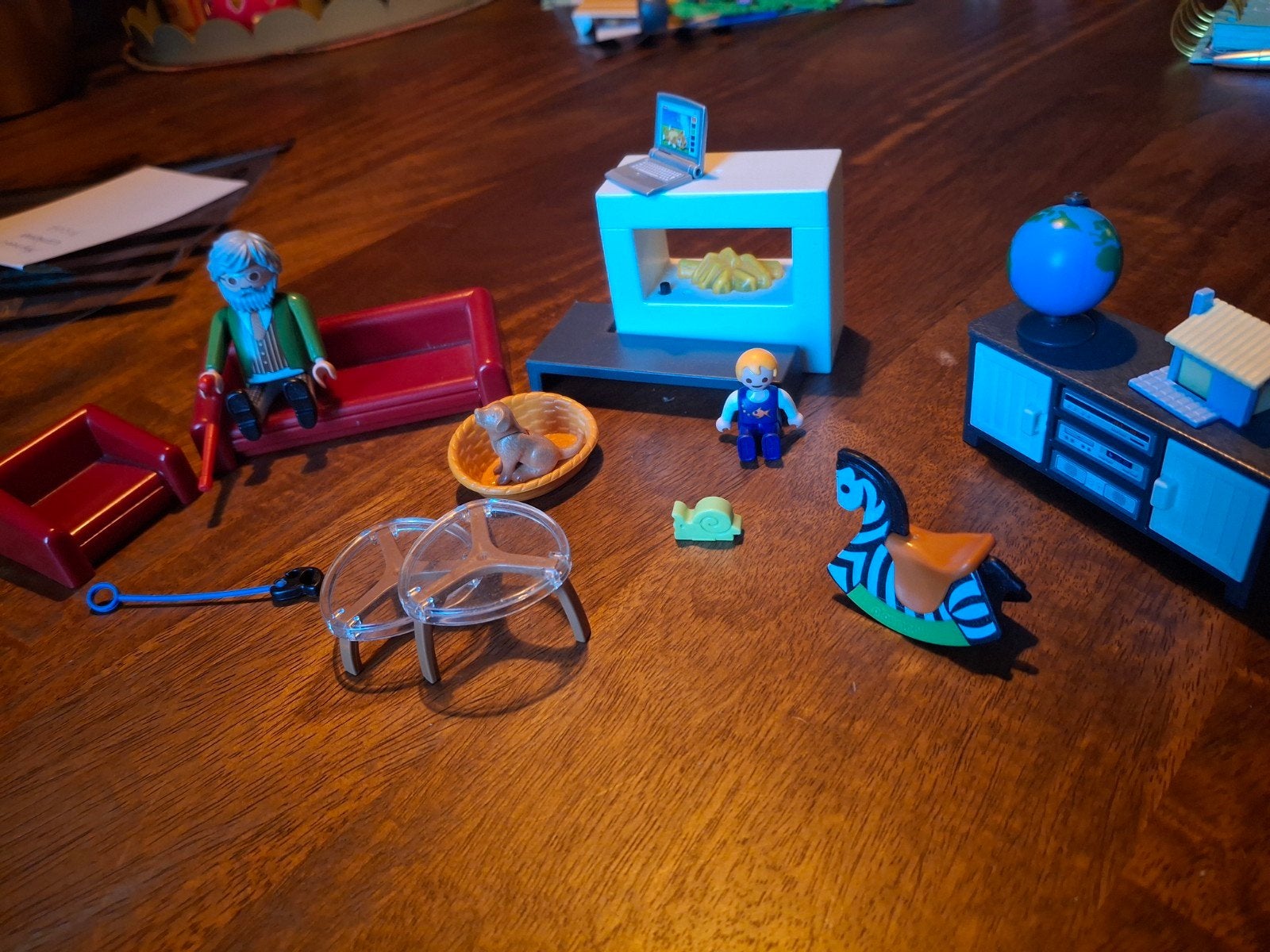 Playmobil Dollhouse Woonkamer 70207 Compleet op 1 stukje na, Gebruikt, Complete set, Overige typen, Ophalen of Verzenden