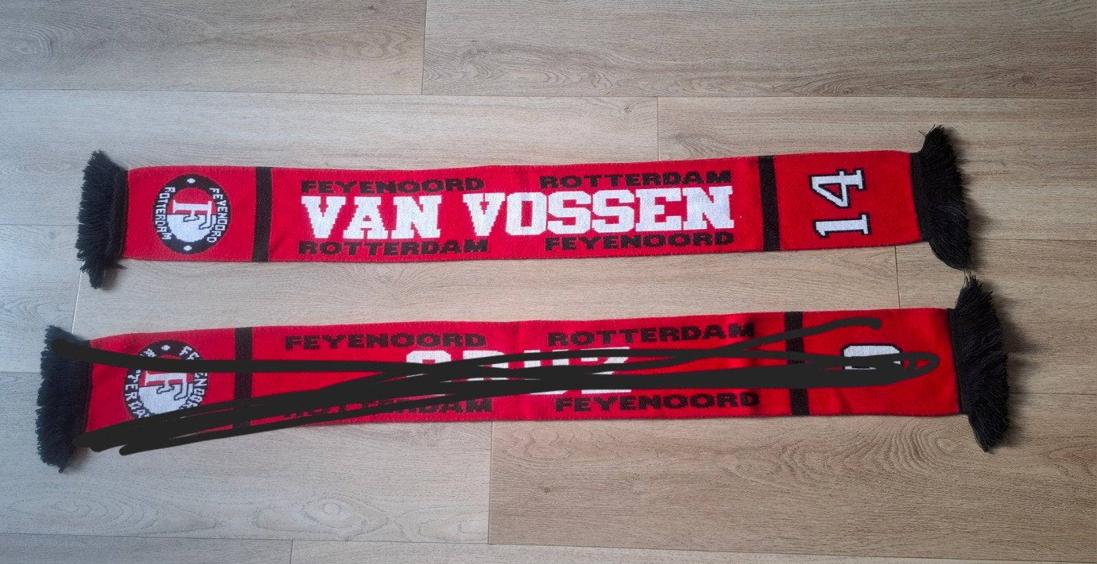 Feyenoord spelers sjaals., Ophalen of Verzenden, Zo goed als nieuw, Feyenoord