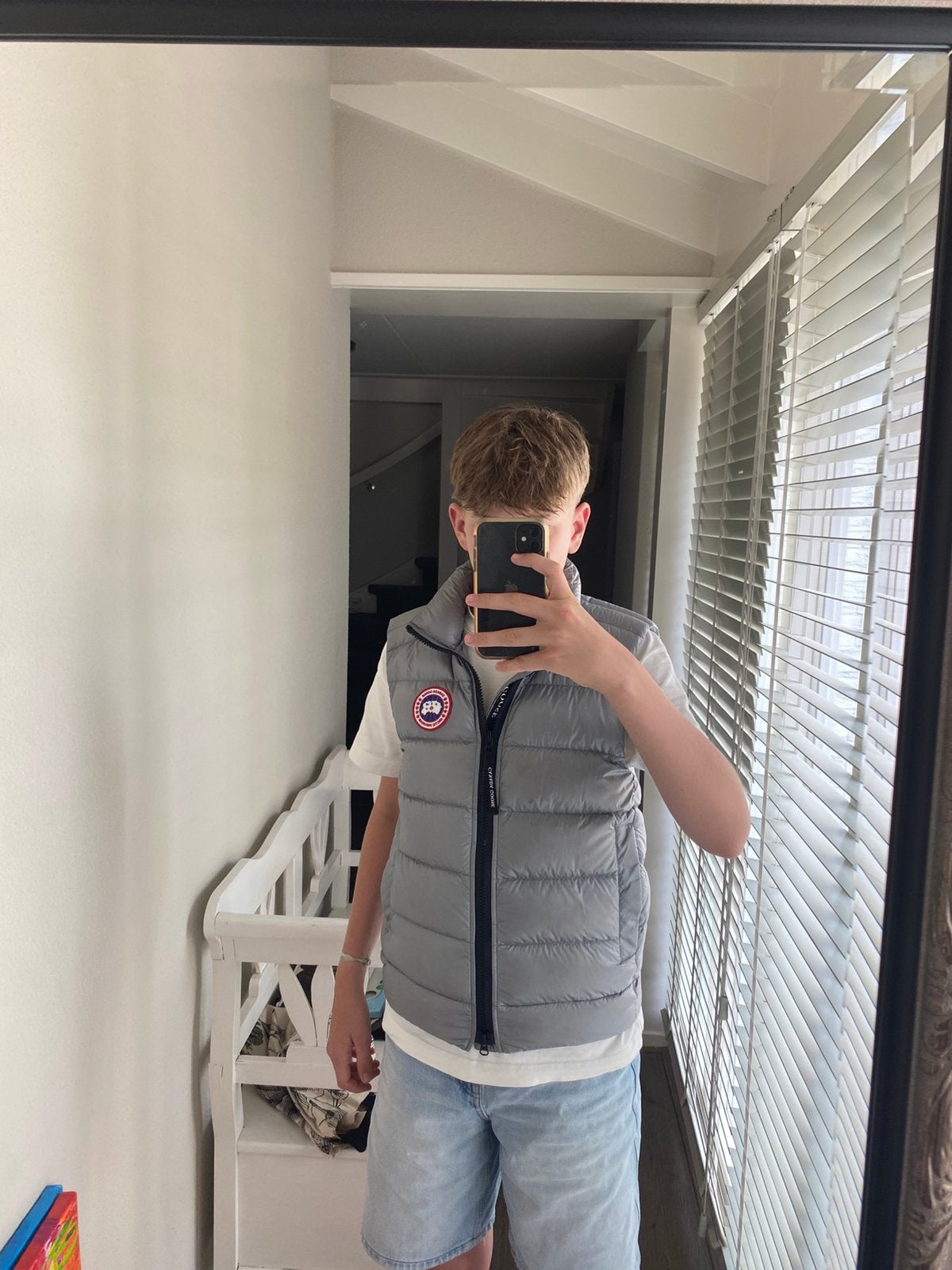 Crofton vest Canada Goose boulder grey XS, Ophalen of Verzenden, Zo goed als nieuw, Maat 46 (S) of kleiner, Zilver