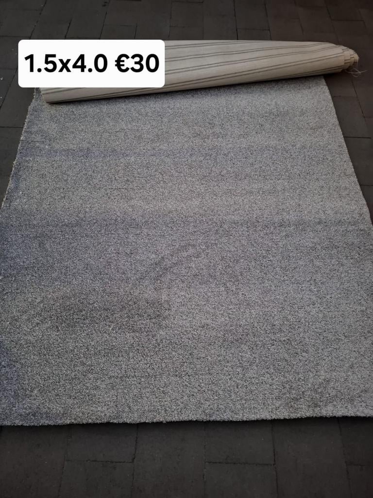 Tapijt grijs 1.50x4.00m, Ophalen