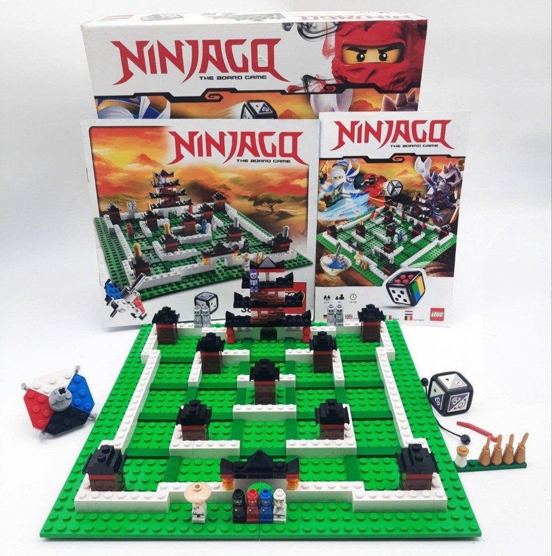 Lego Ninjago 3856 Bordspel compleet!, Inclusief instructies, Lego, Ophalen of Verzenden, Zo goed als nieuw