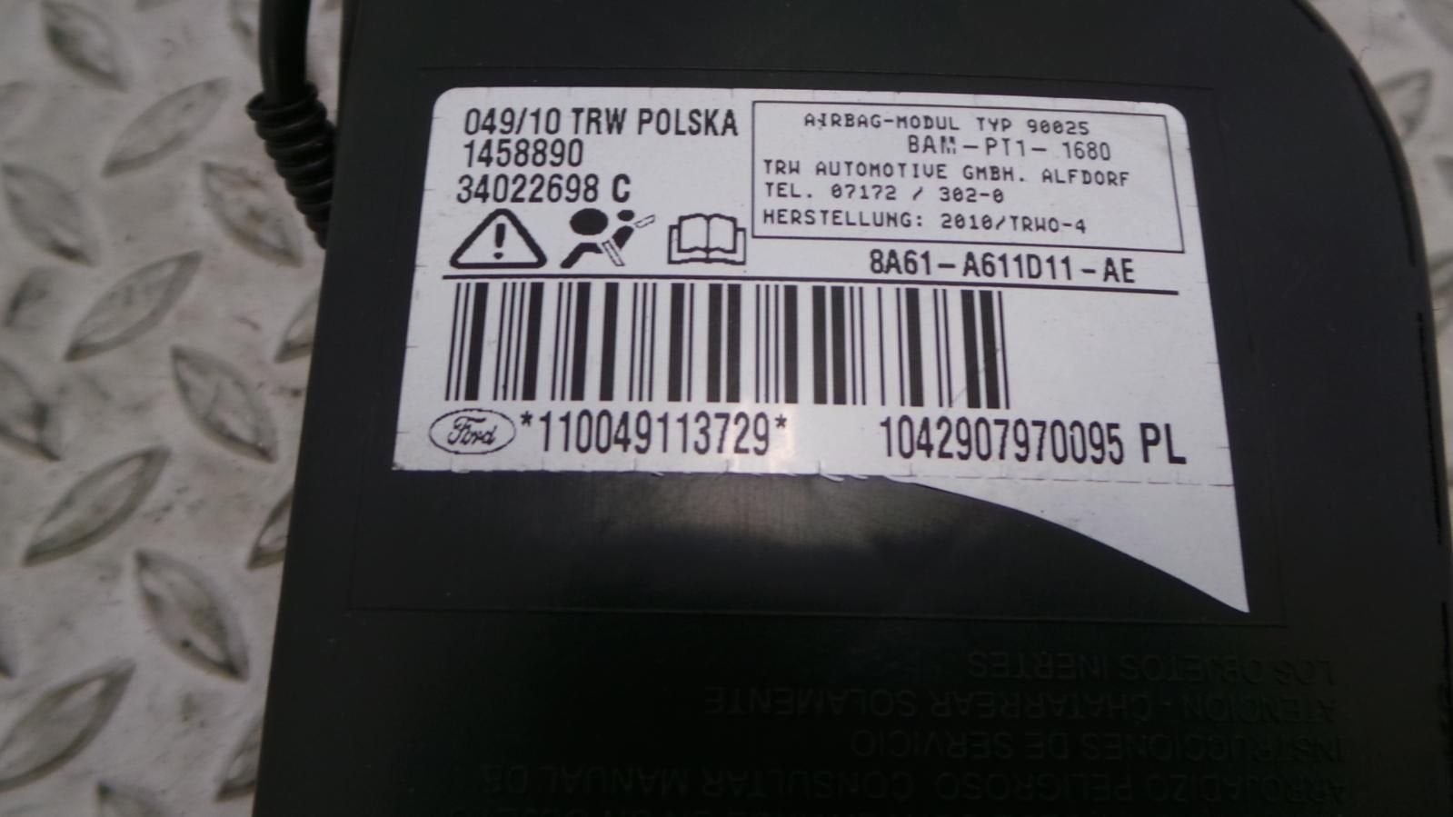 FORD FIESTA AIRBAG LINKS 2008, Ophalen of Verzenden, Gebruikt, ARN erkend