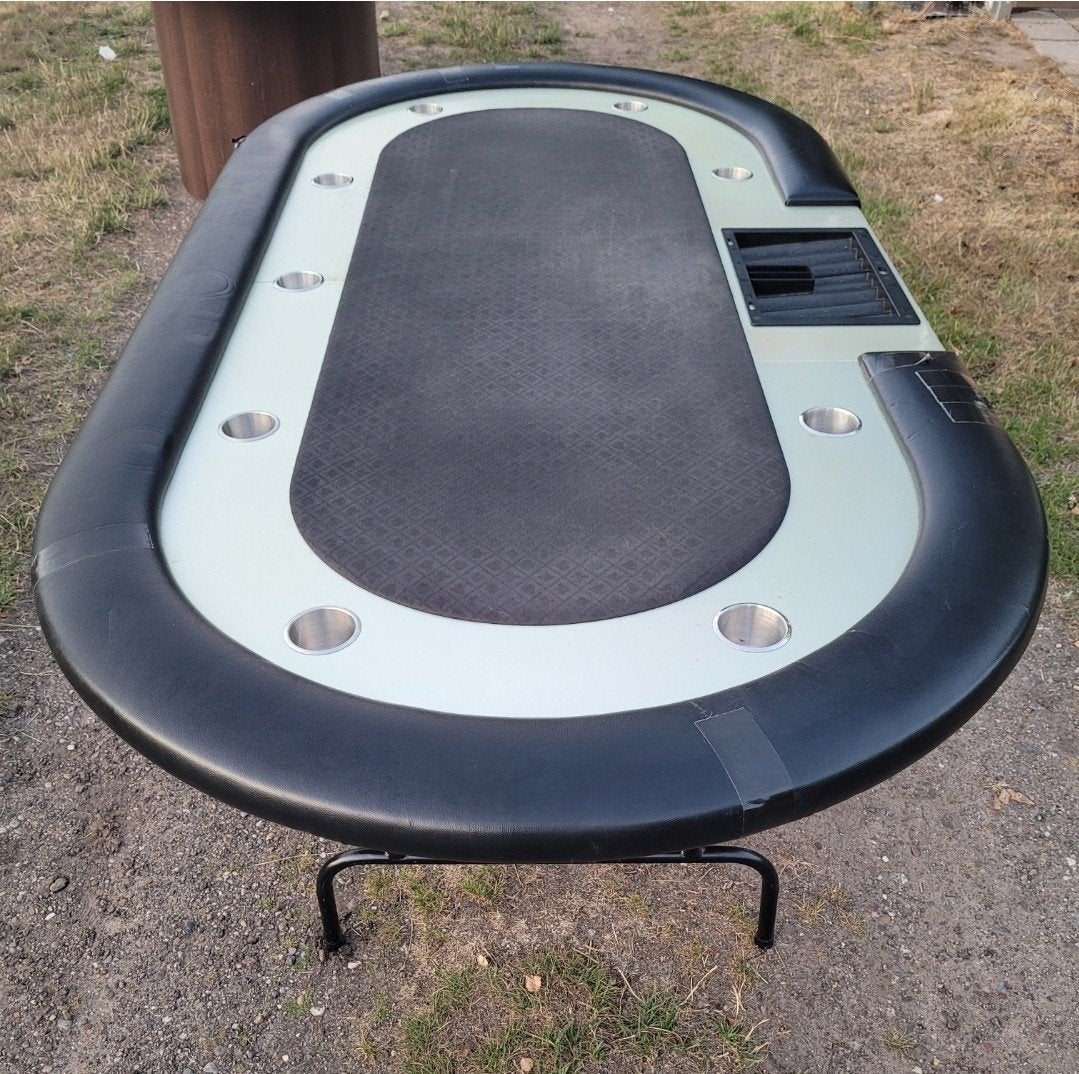 Zeer luxe pokertafel van betere kwaliteit! Zwaar!, Ophalen of Verzenden, Gebruikt, 110 cm of meer, 100 cm of meer