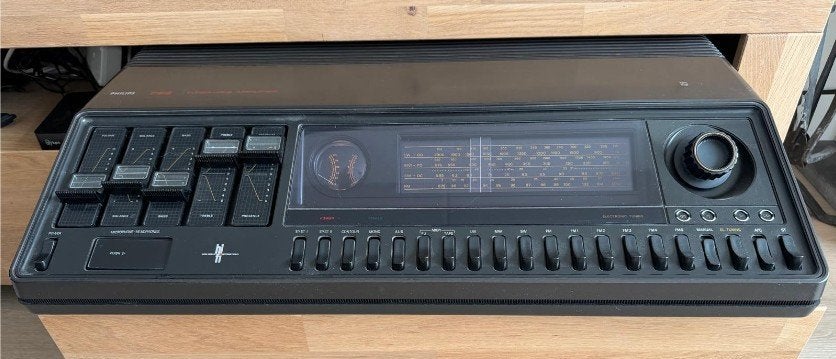 Philips 22-AH762 receiver, Audio, Tv en Foto, Versterkers en Receivers, 60 tot 120 watt, Ophalen, Overige merken, Gebruikt