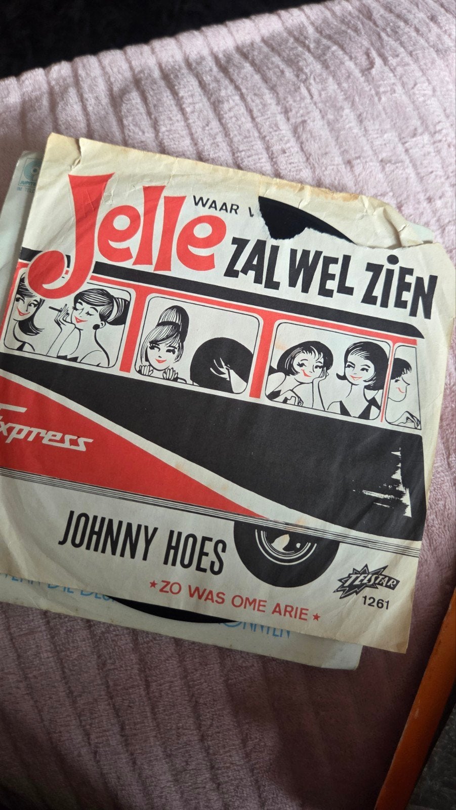 Johnny Hoes - Jelle Waar Zal Wel Zien / Zo Was Ome Arie, Gebruikt, 7 inch, Ophalen of Verzenden, EP