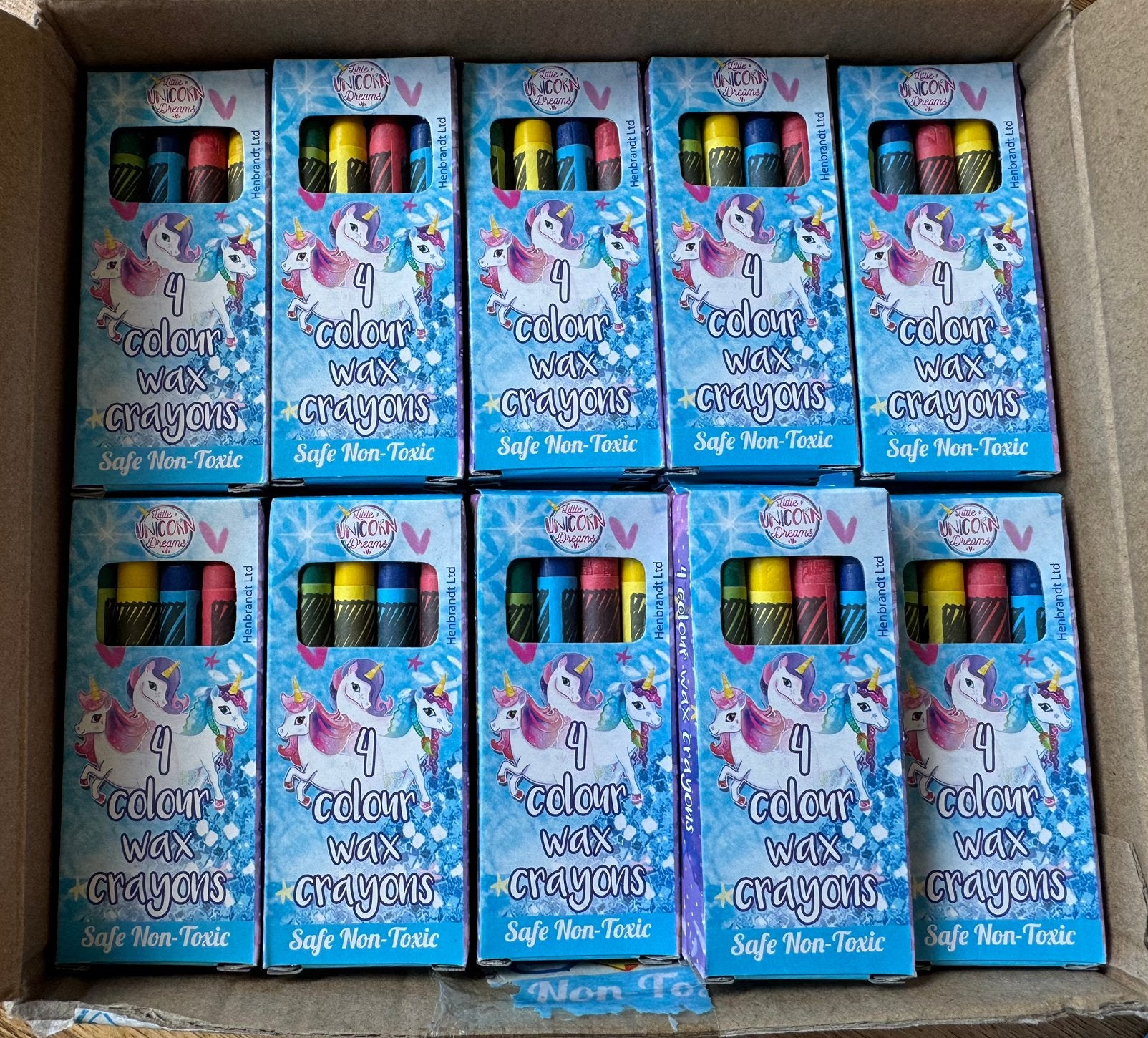 Unicorn wasco krijtjes klein | 111x, Ophalen of Verzenden, Nieuw