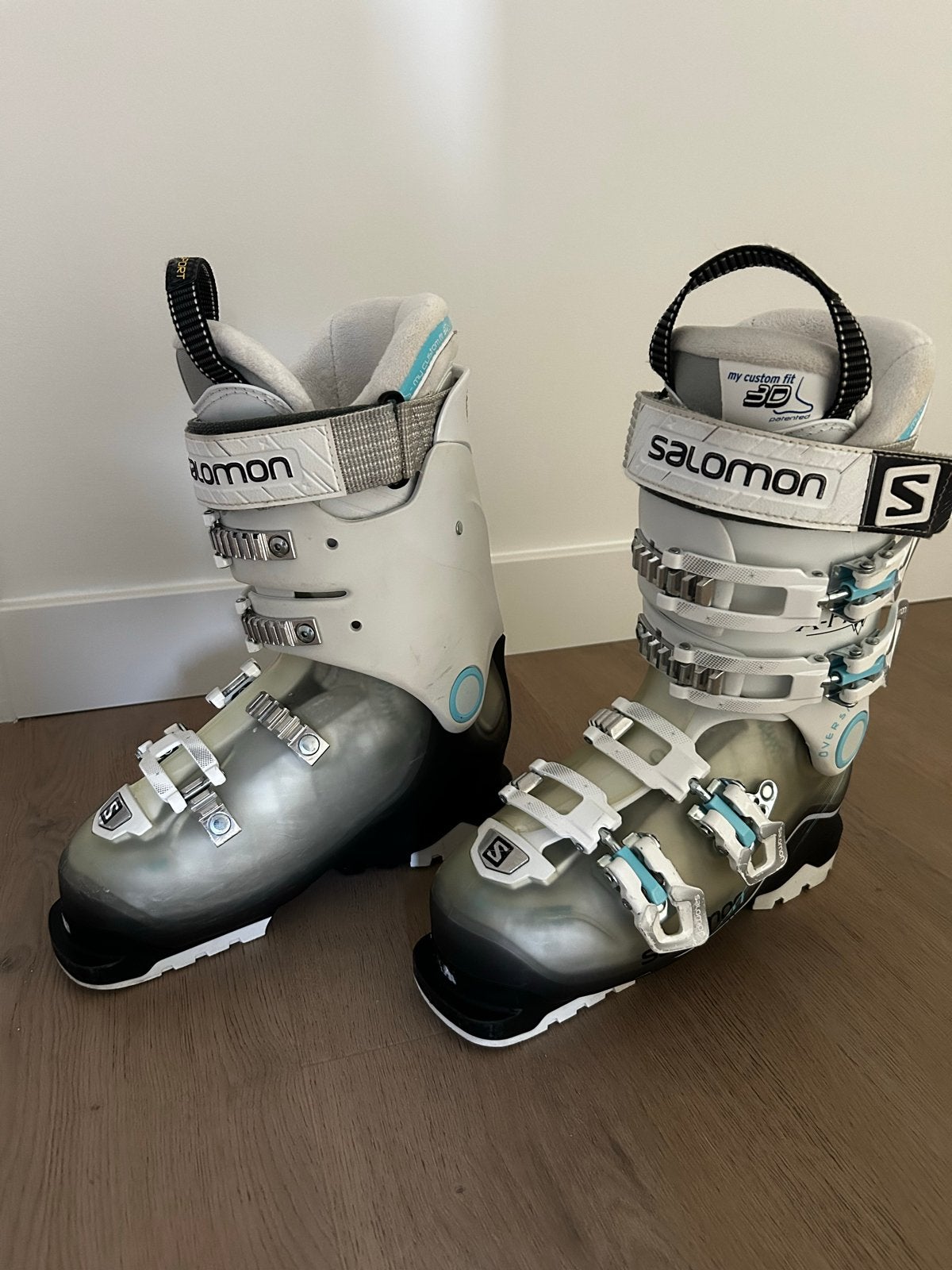 Salomon X-PRO X70W skischoenen (maat 23), 160 tot 180 cm, Gebruikt, Schoenen, Skiën