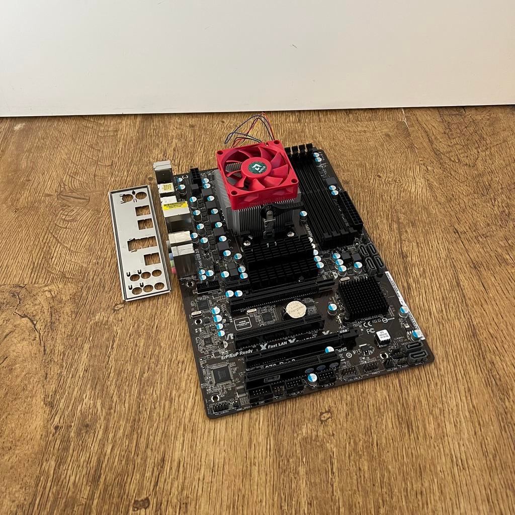 Asrock Pro3 met AMD FX-4100 Quad-Core  Processor, Ophalen of Verzenden, Gebruikt, AMD, DDR3